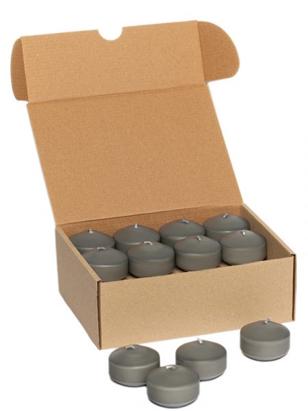 ПЛАВАЩА СВЕЩ  СИВО  24бр.