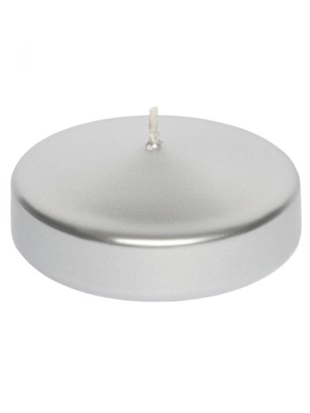 ПЛАВАЩА СВЕЩ СРЕБЪРНА 7х5см