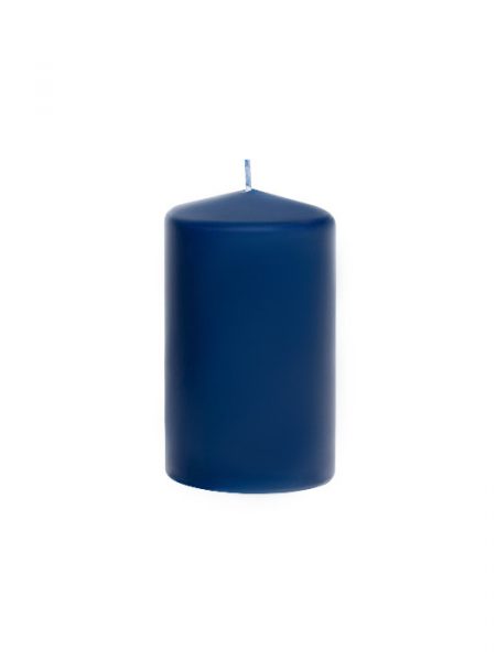 БЛОГ СВЕЩ БЕЗ АРОМАТ ТЪМНО СИНЬО 7Х20см