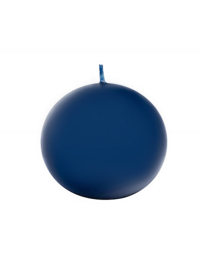 СВЕЩ ТОПКА БЕЗ АРОМАТ ТЪМНО СИНЬО D12СМ