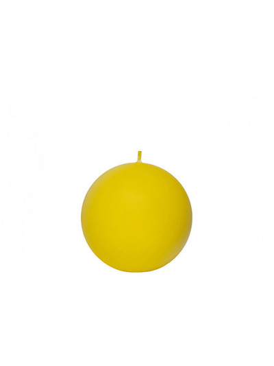 СВЕЩ ТОПКА БЕЗ АРОМАТ ЖЪЛТО D6,5СМ