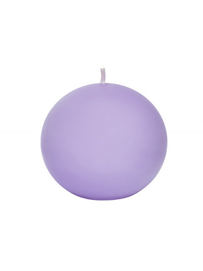 СВЕЩ ТОПКА БЕЗ АРОМАТ СВЕТЛО ЛИЛАВО D12СМ