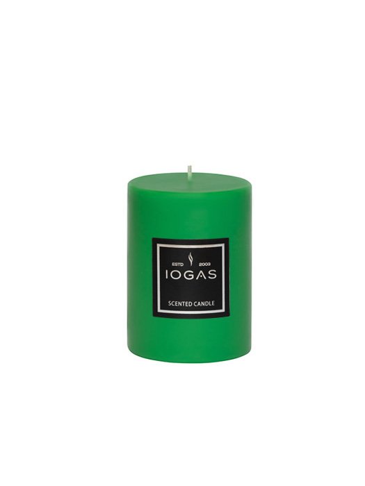 БЛОГ СВЕЩ С АРОМАТ БОР  ЗЕЛЕНО 7Х15см