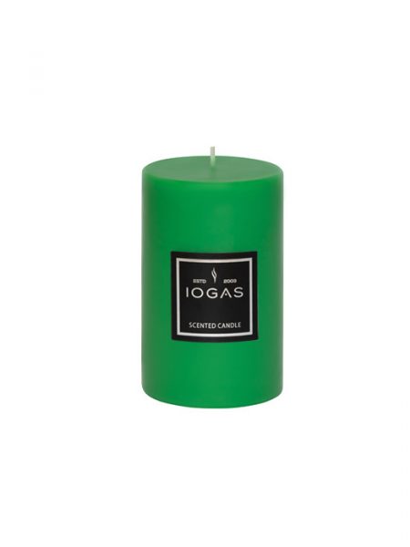 БЛОГ СВЕЩ С АРОМАТ БОР  ЗЕЛЕНО 7Х20см