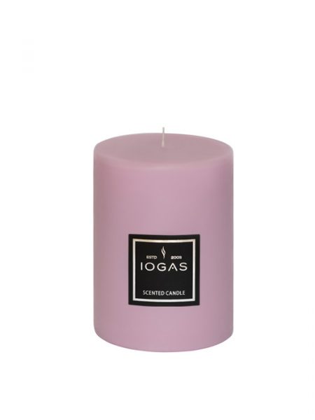 БЛОГ СВЕЩ С АРОМАТ РОЗА  РОЗОВО 10х20см