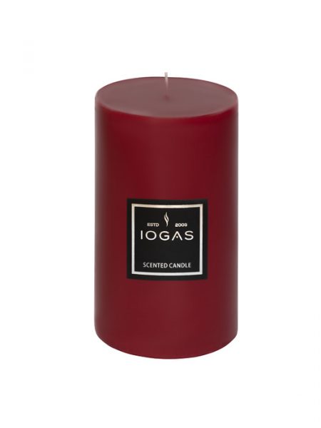 БЛОГ СВЕЩ С АРОМАТ ЯБЪЛКА И КАНЕЛА БОРДО 10х25см