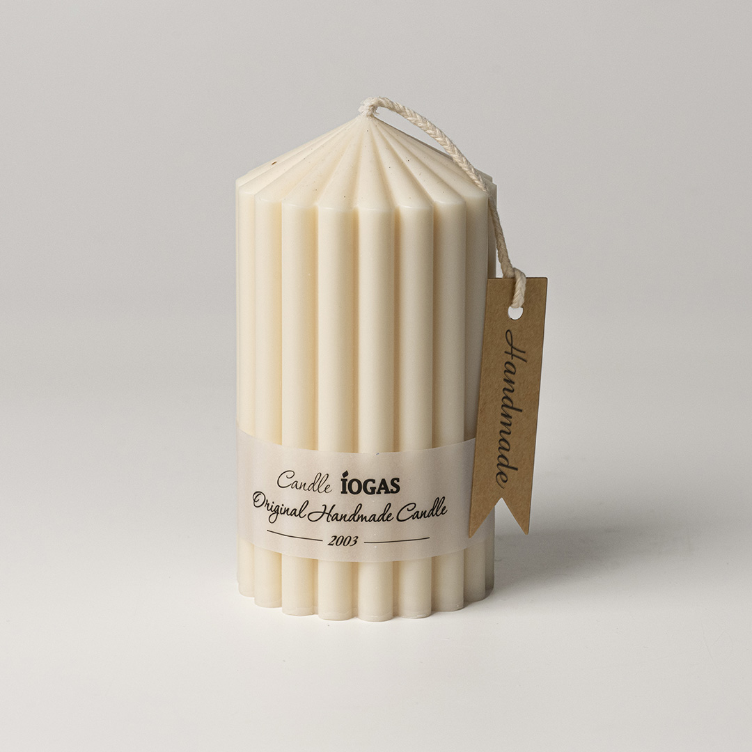 Декоративна свещ от соев восък с аромат