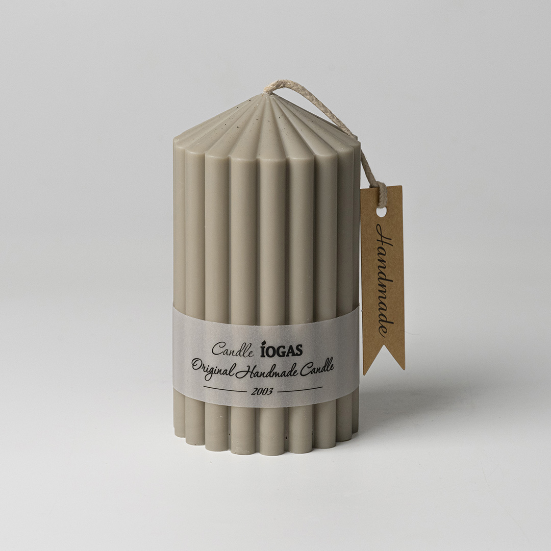 Декоративна свещ от соев восък с аромат